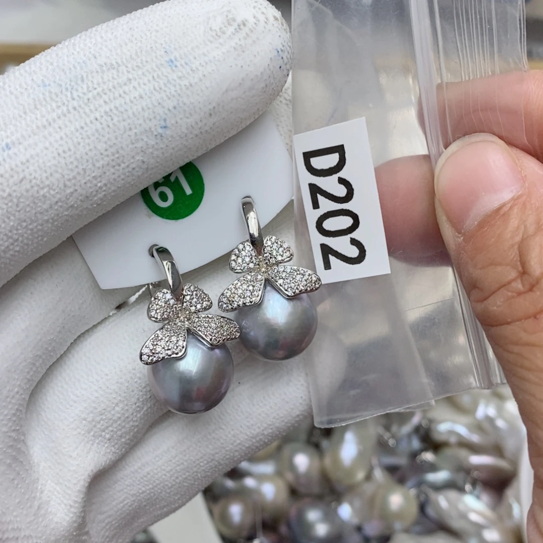 援***春淡水珍珠其他银S925镶嵌