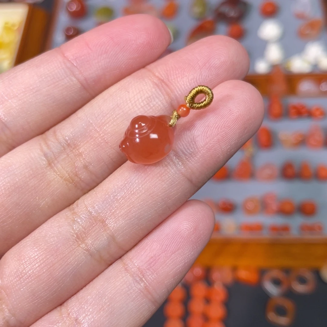 南红玛瑙未镶嵌把把壶