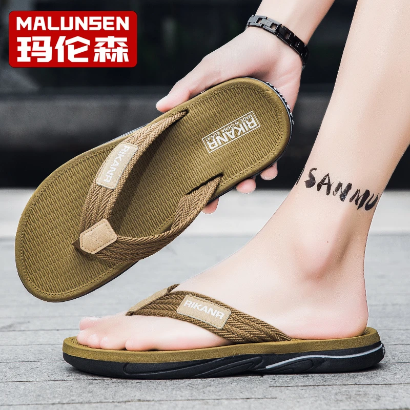 夹脚人字拖男拖鞋夏季新款凉鞋外穿男士拖鞋防臭拖鞋沙滩鞋