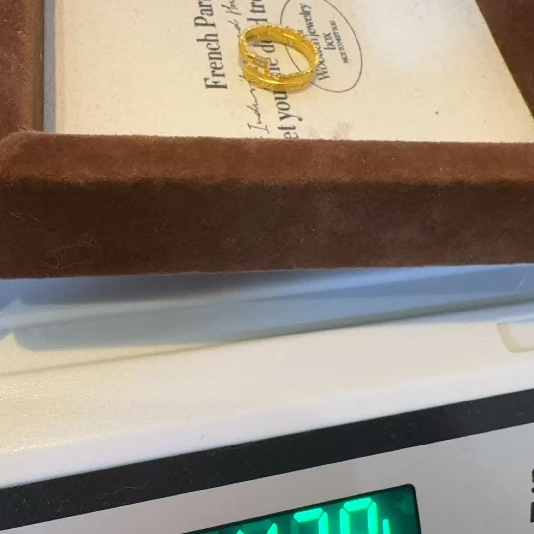 足金精品工艺戒指