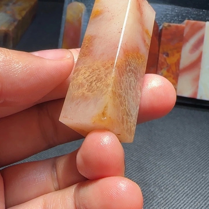 寿山石福集福寿山石印章
