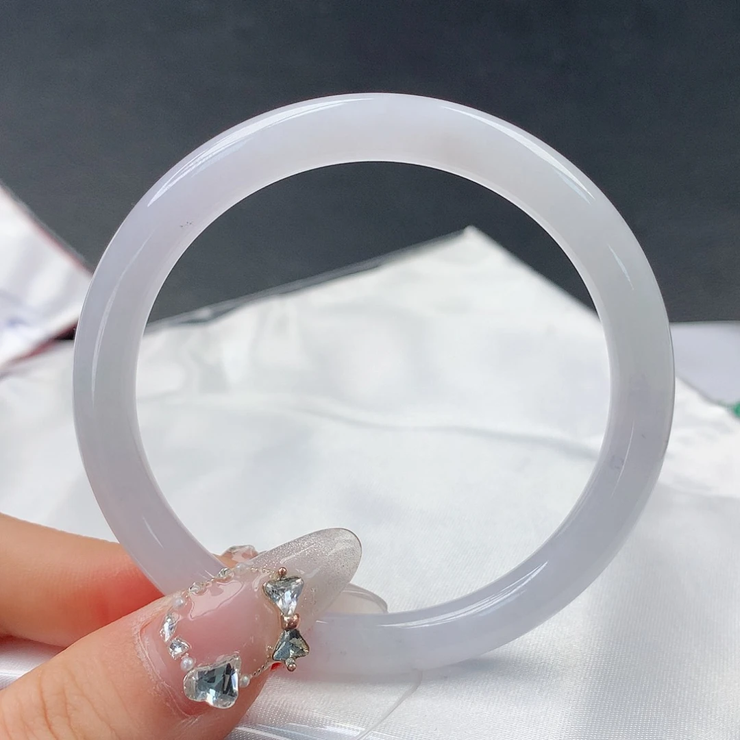 翡翠手镯未镶嵌0056圆55.7