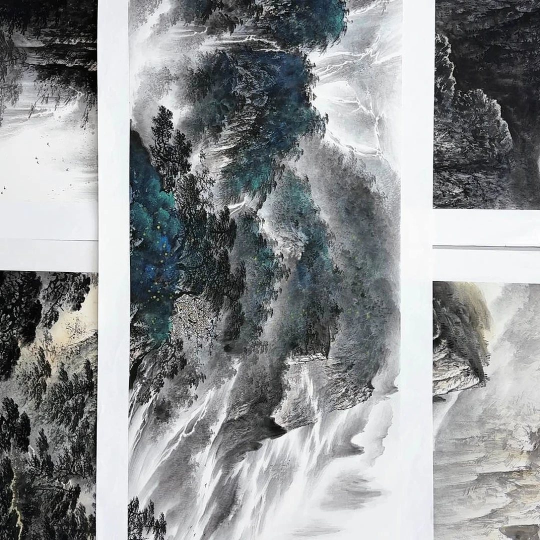 国画余**后黎俸禄老师作品