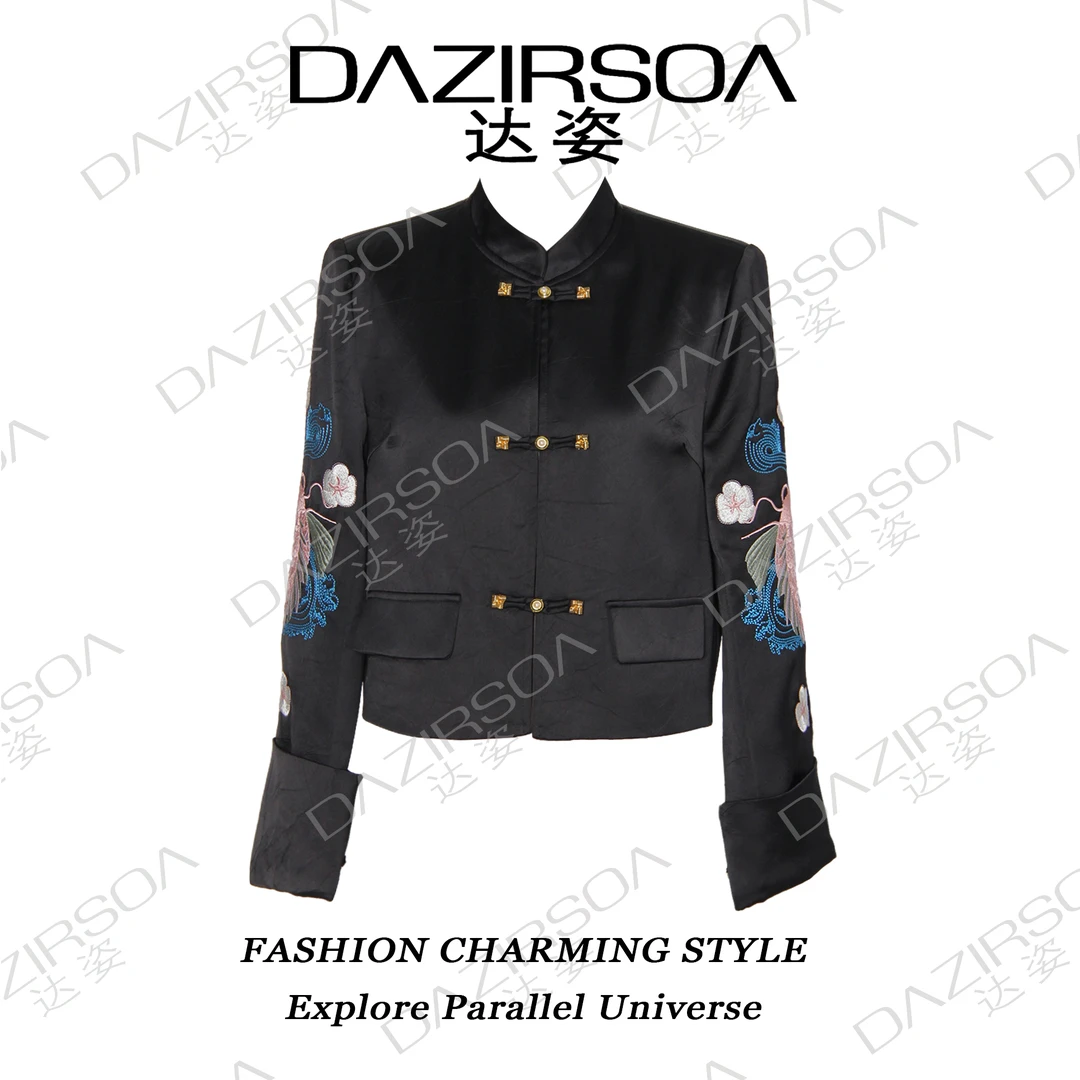 DAZIRSOA/达姿时尚百搭洋气新中式外套 P237