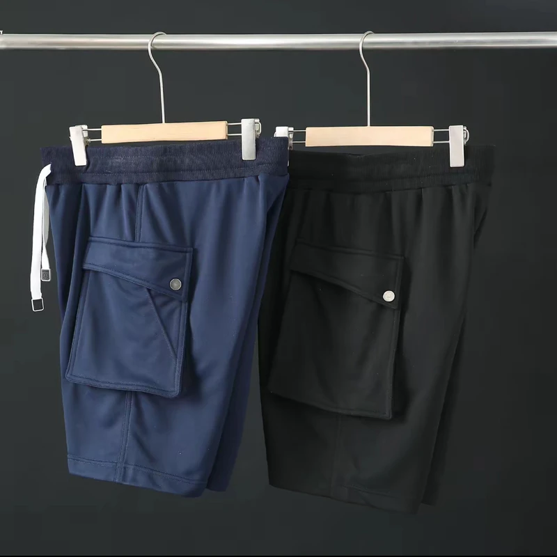 高克重 情侣款！夏季松紧腰抽绳毛圈百搭工装短裤