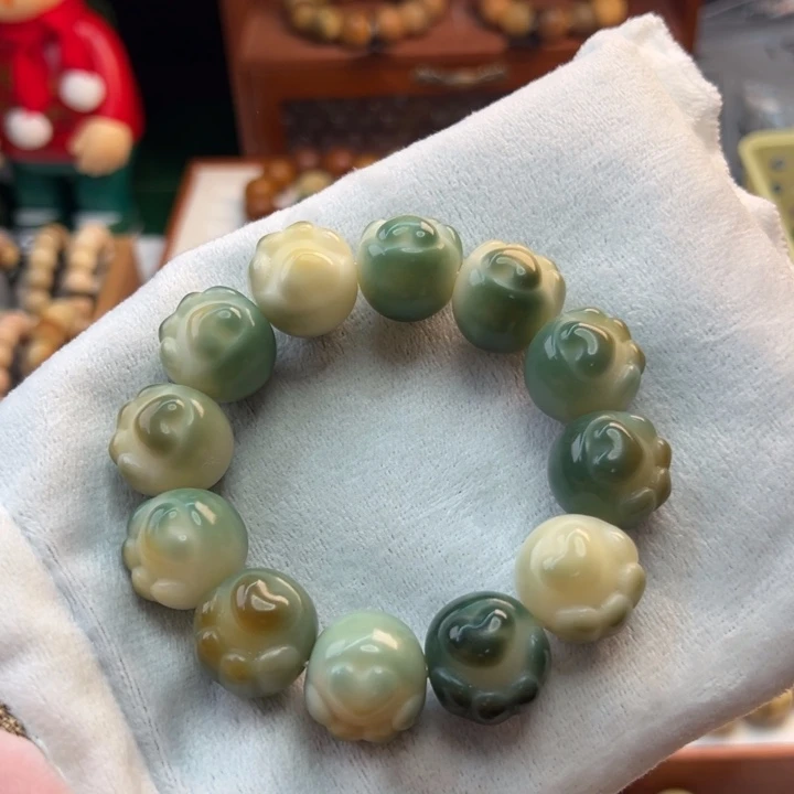 菩提根/象牙果手串卡21猫爪干磨微瑕