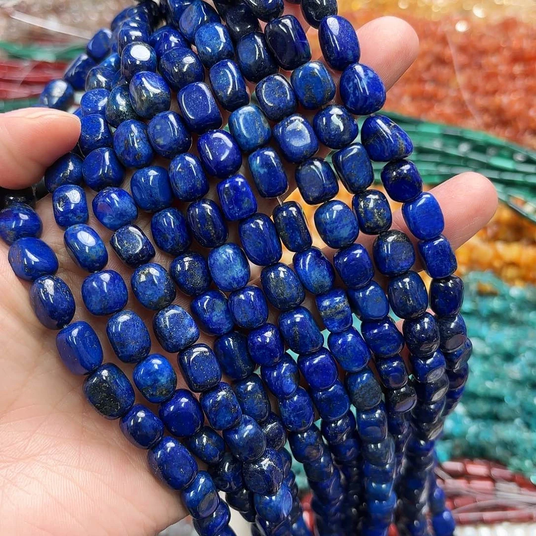 玛瑙/玉髓未镶嵌珠宝半成品8-10青金随行一条