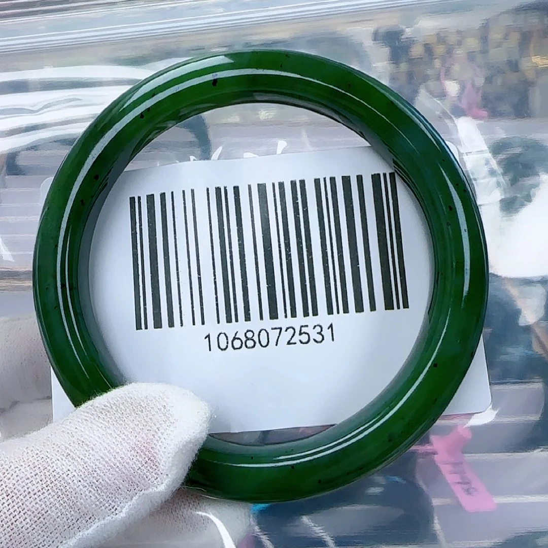 和田玉（碧玉）手镯未镶嵌6162