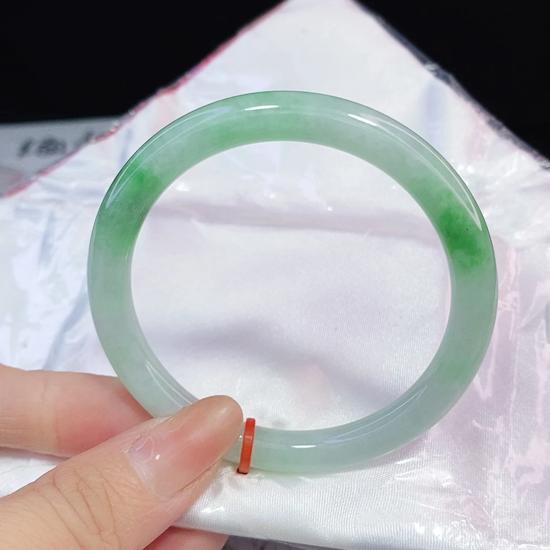 未镶嵌手镯翡翠54圆条