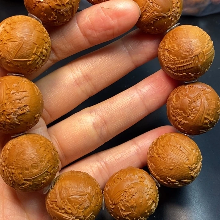 小***乐手串/手链橄榄核风景手串