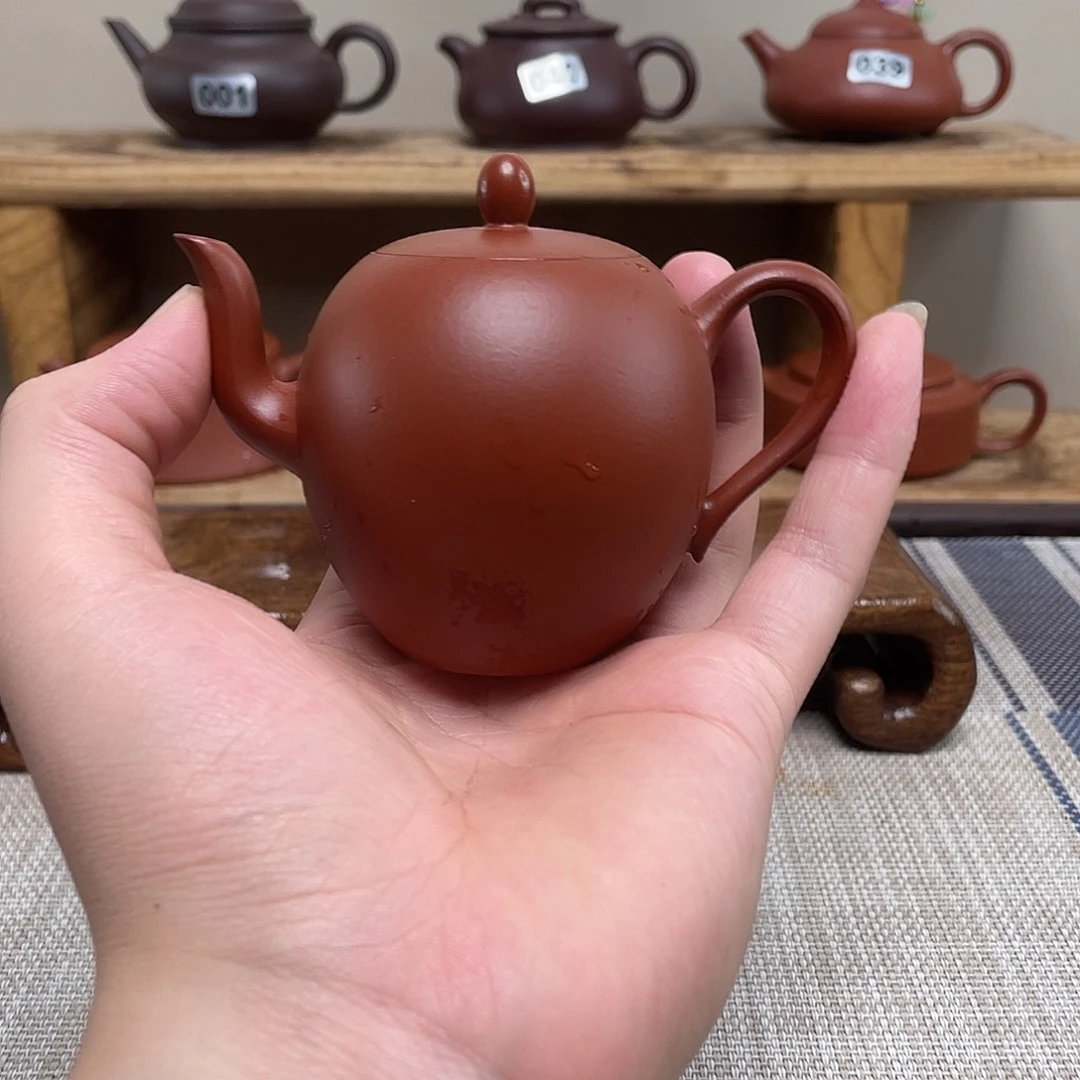 点***头茶壶紫砂原矿手工紫砂壶