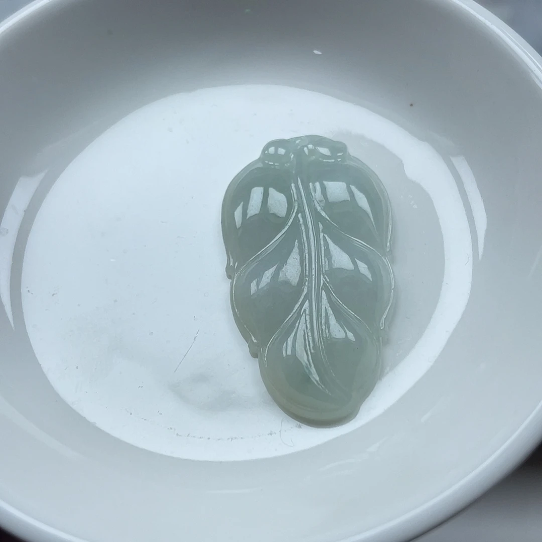 翡翠未镶嵌耳饰6654