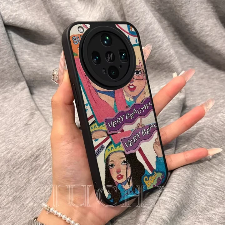 适用oppofindx8ultra手机壳防摔设计感x7全包硅胶0pp0超火卡通x8s