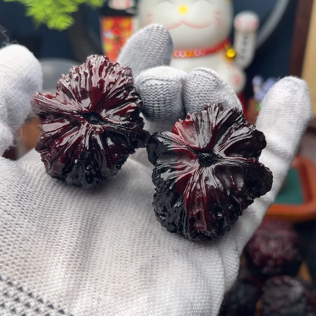 文玩核桃吊坠白狮子4