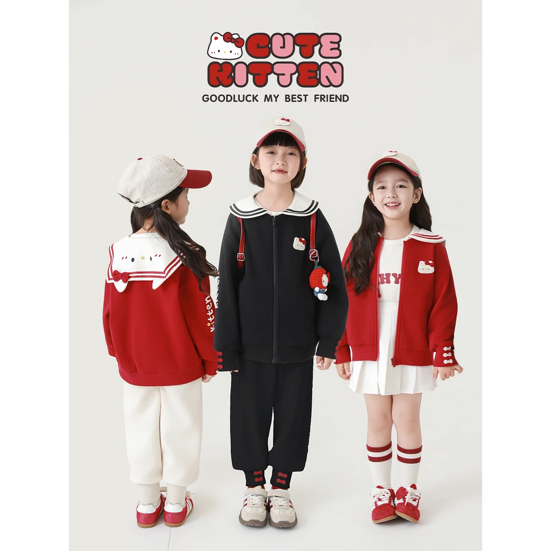 YOEHYAUL/幼悠幼悠【可爱喵】秋贰波女童蝴蝶结系列束脚裤子 CD2088