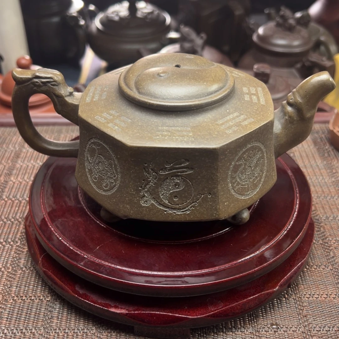 紫砂茶壶宜兴原矿紫砂壶400毫升容量