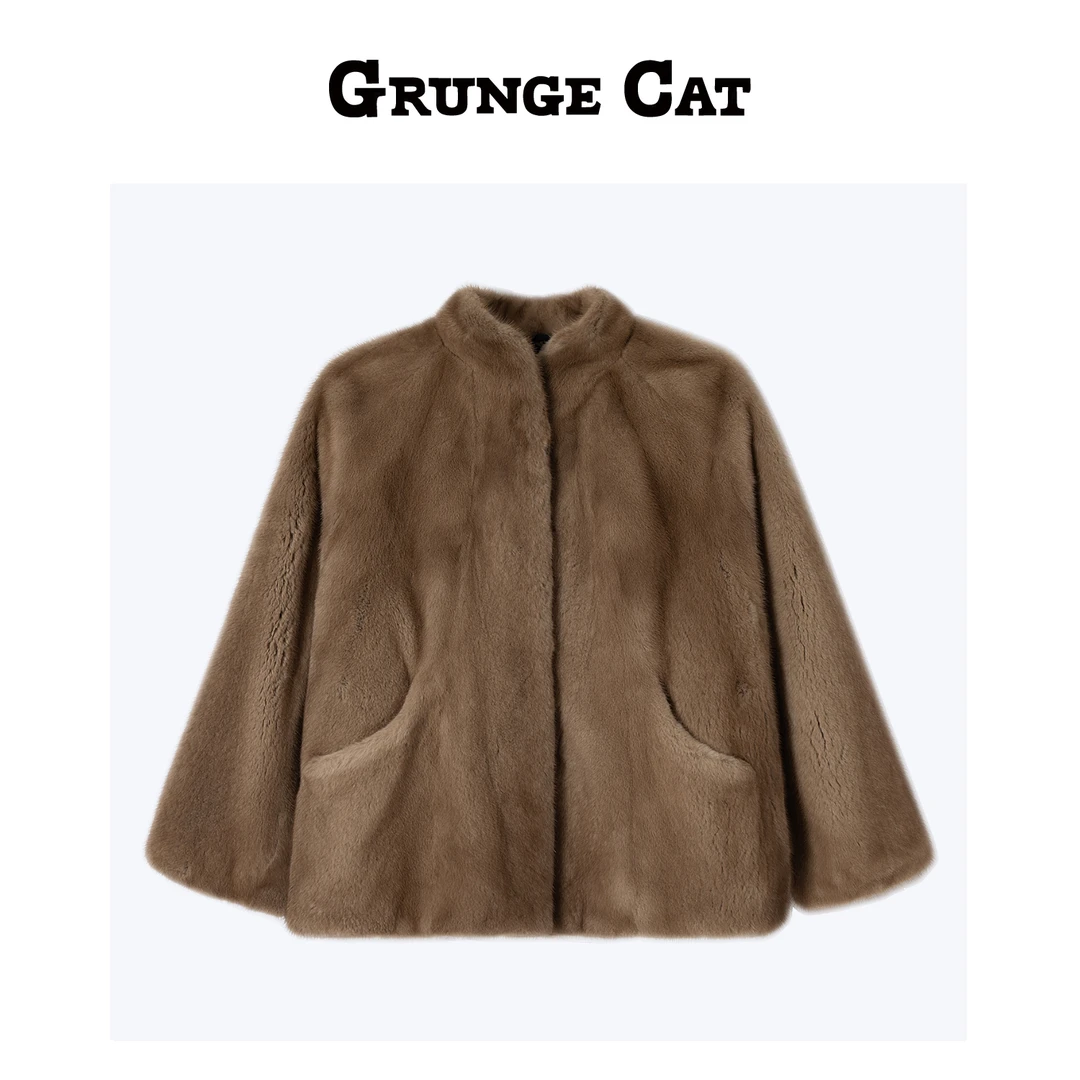 Grunge Cat女士秋冬帕斯碉水碉毛外套