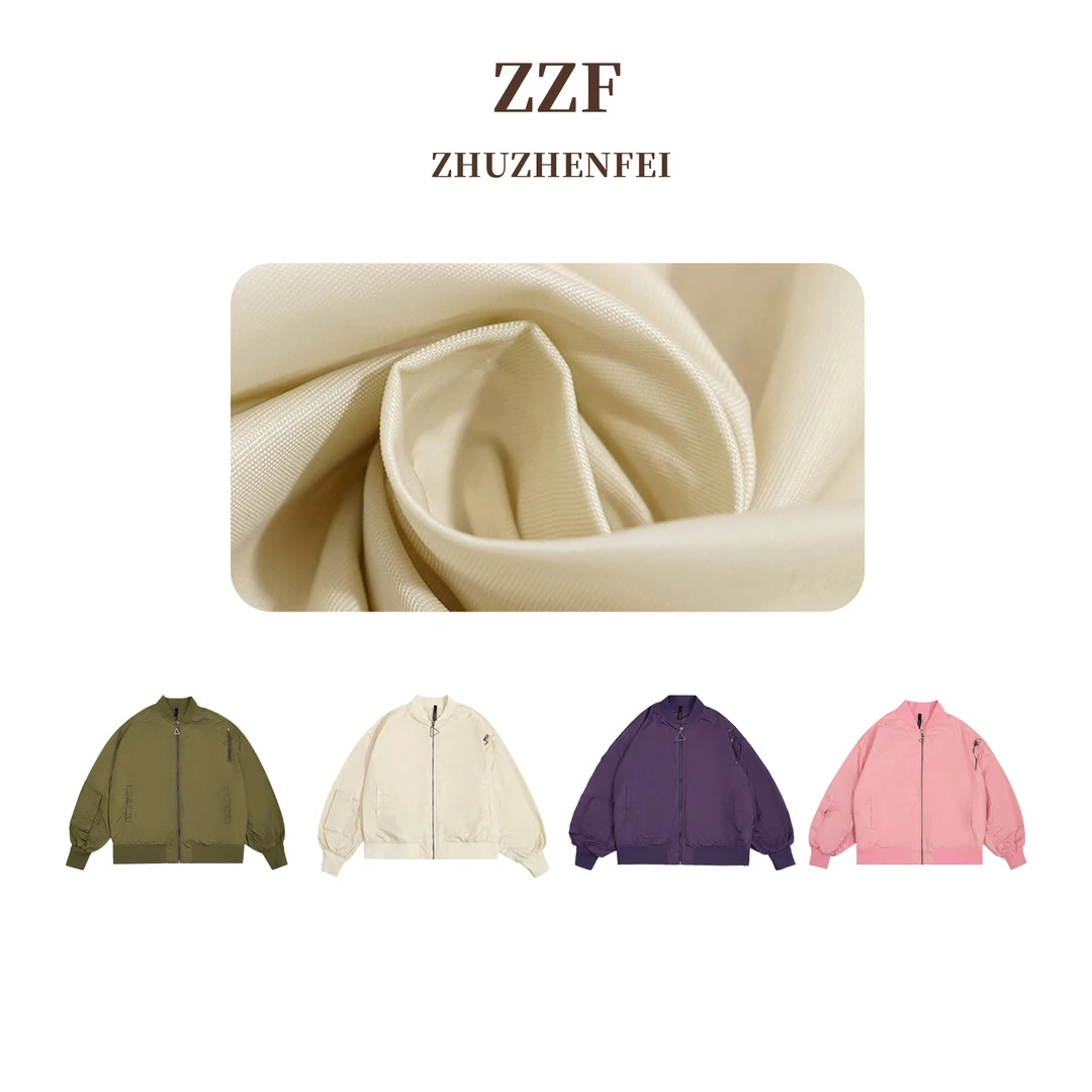 ZHUZHENFEI【纸片人棒球服】经典显瘦中性奶昔米棒球服外套Z353001
