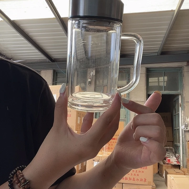 高端高硼硅玻璃水杯