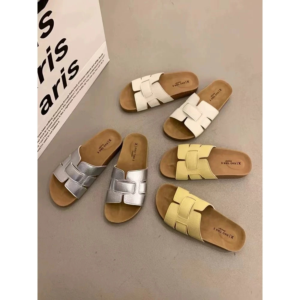 夏休闲款法式拖鞋女新款配裙子仙女风拖鞋2666