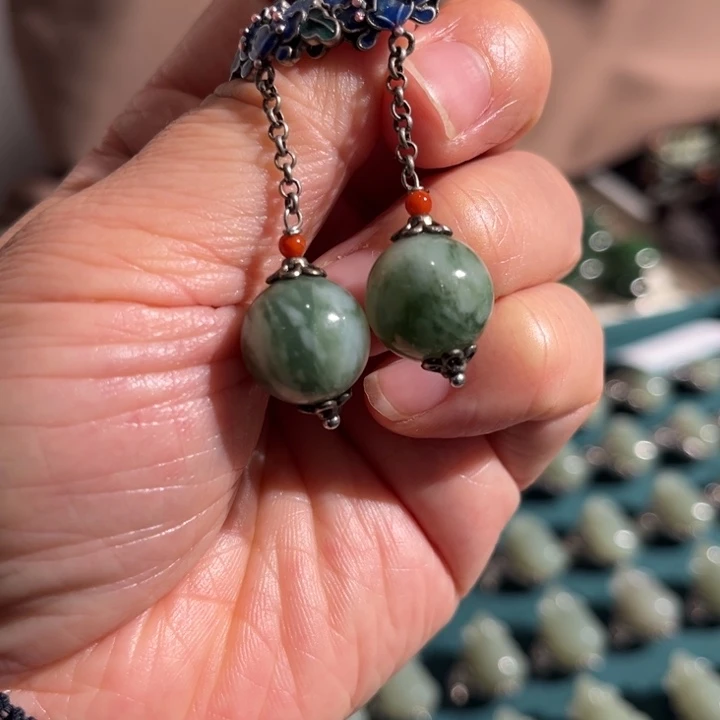 岫玉未镶嵌毛衣链