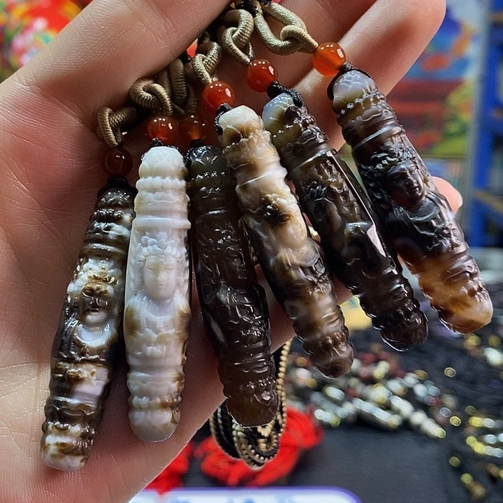 玛瑙/玉髓颈饰未镶嵌多样性发其一37