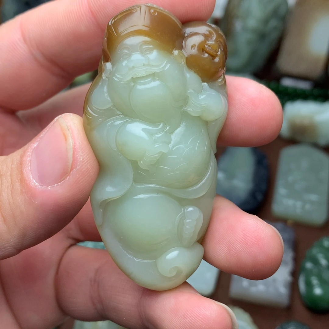 和田玉挂件未镶嵌