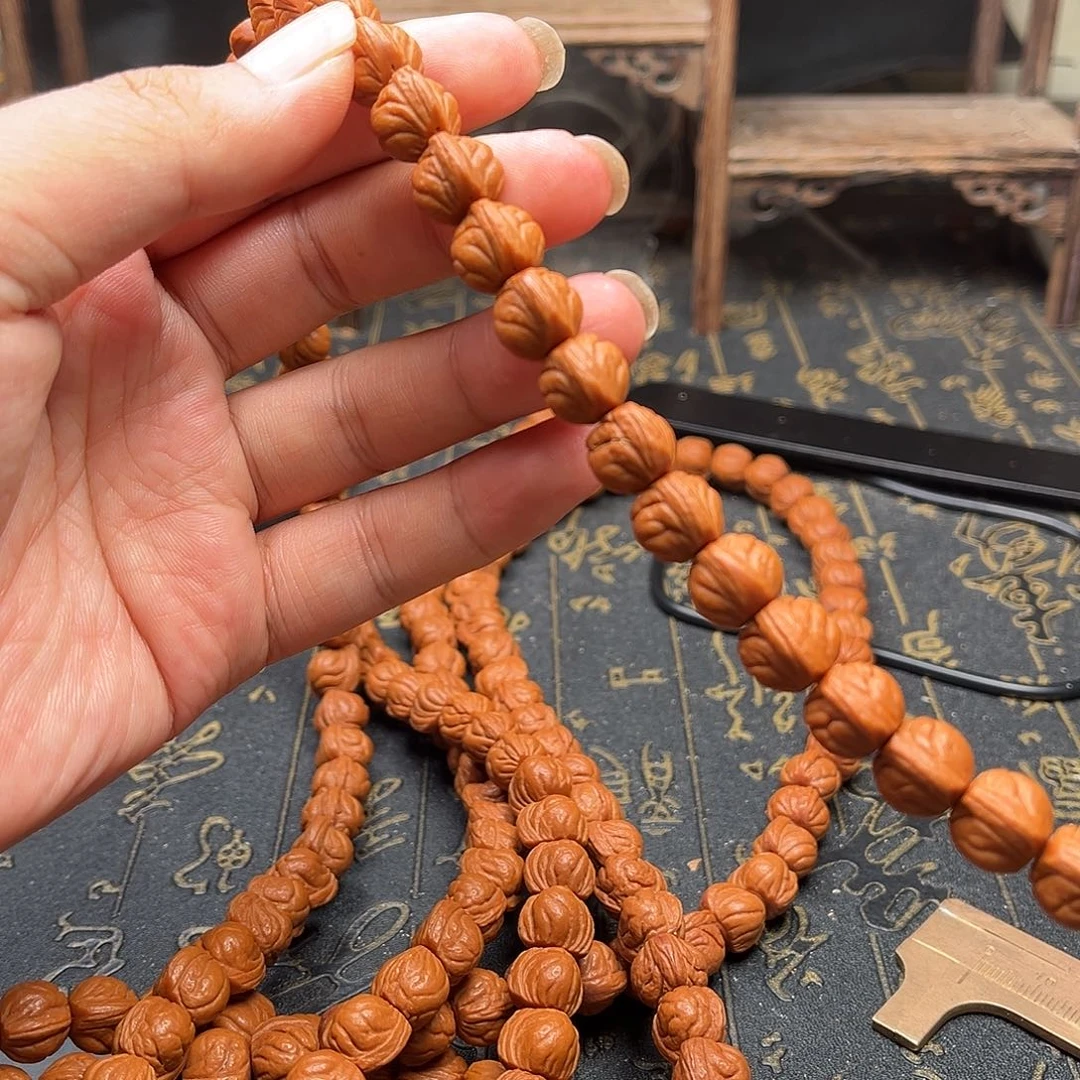 桃核吊坠小龙纹薄挂