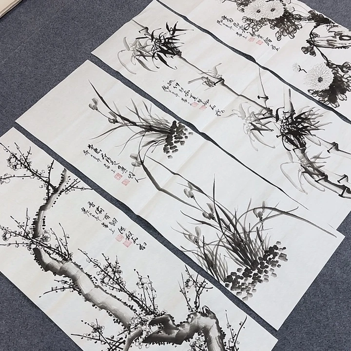 横款国画作品展览等活动