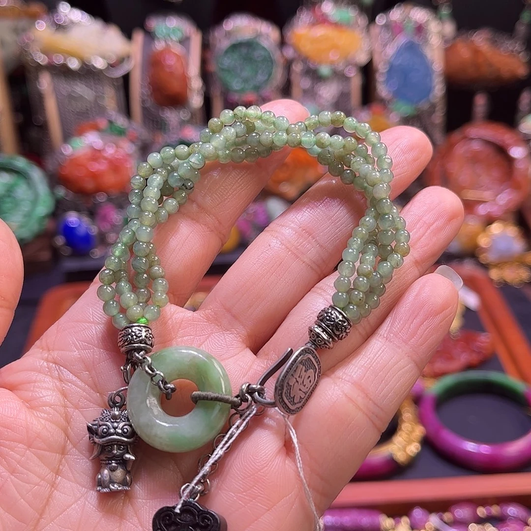 翡翠未镶嵌手链特价福利