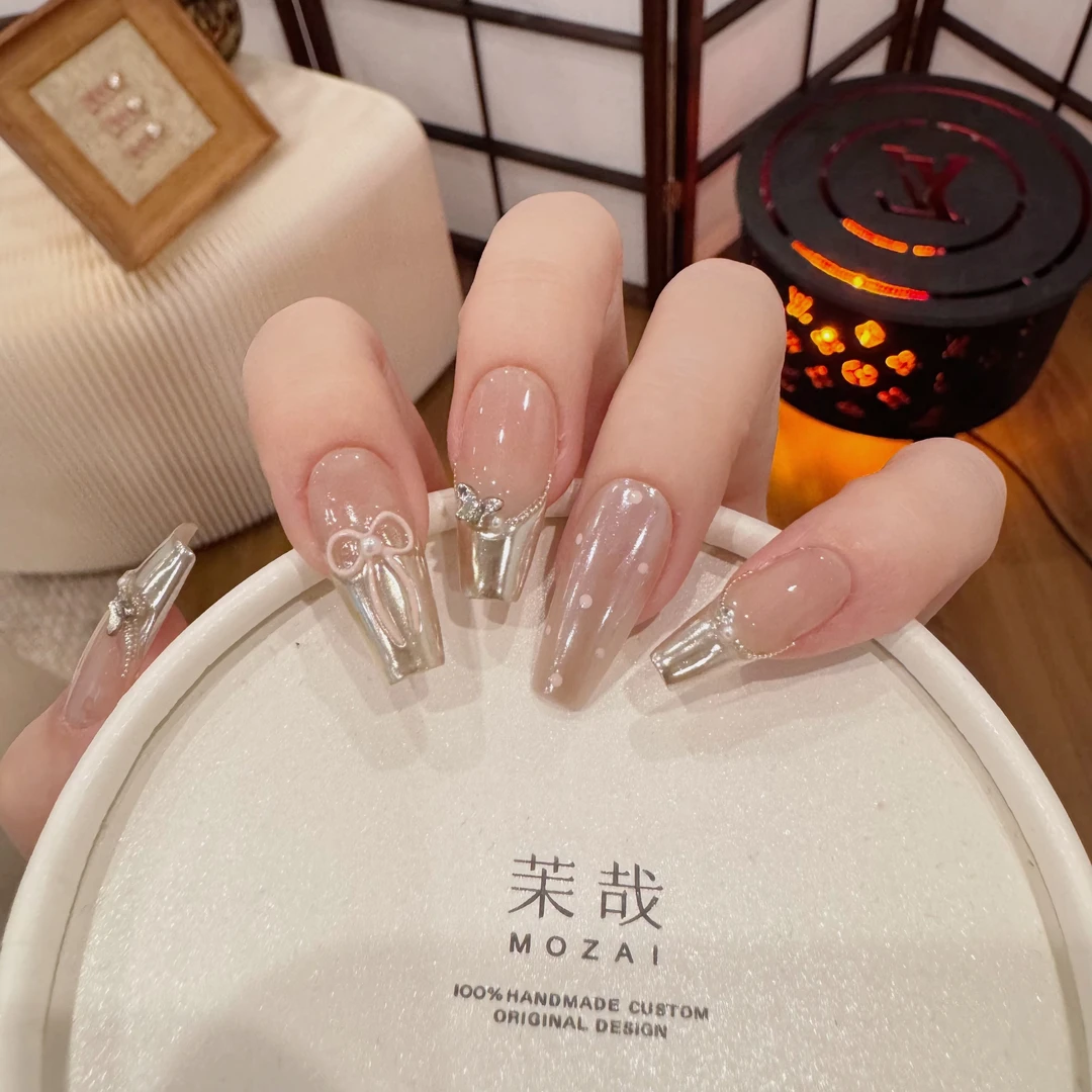 茉哉KK【胡桃夹子】纯手工定制美甲可拆卸穿戴甲A2551