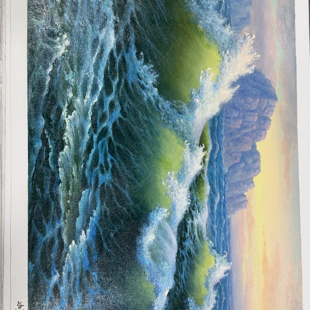 油画加油加油努力加油加油