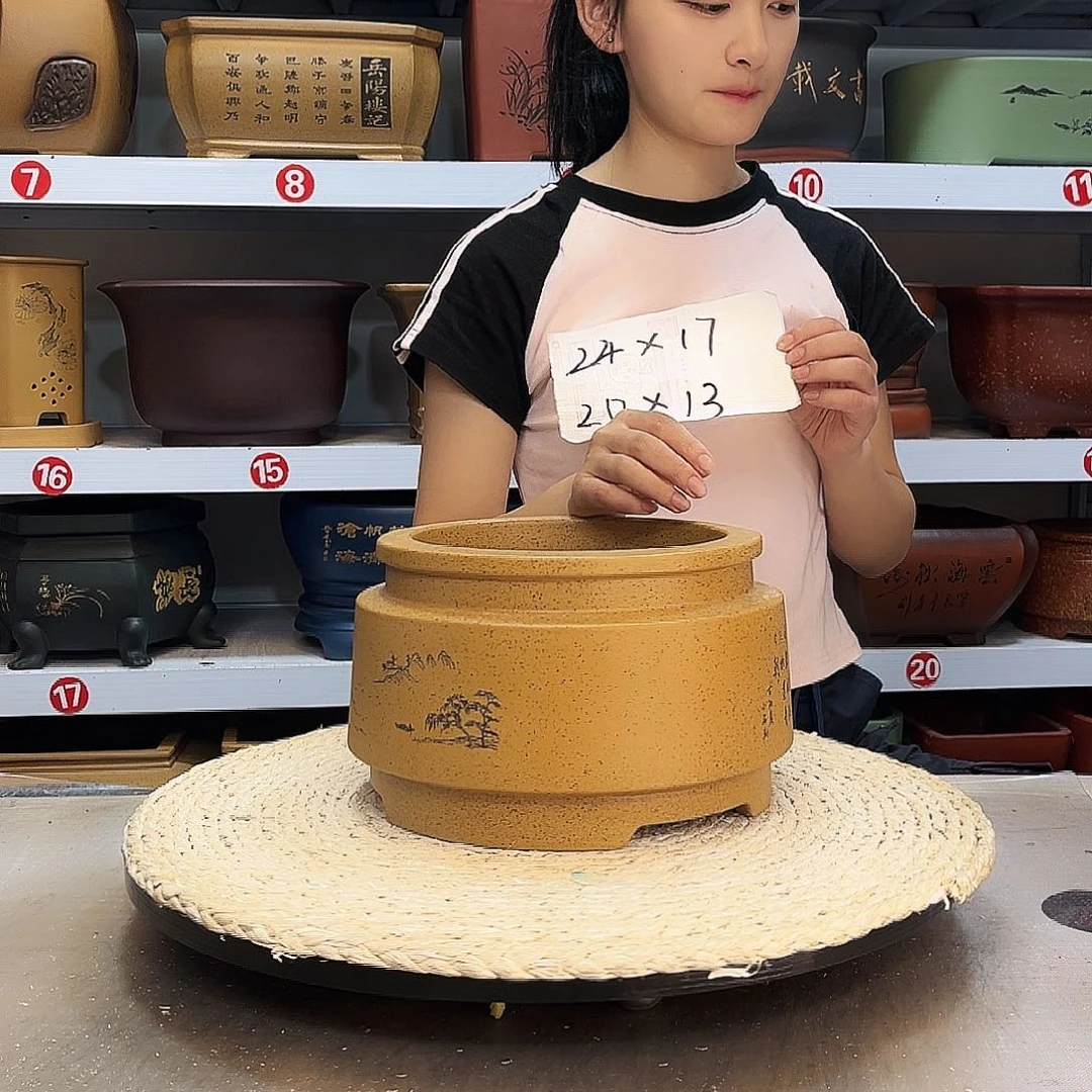 紫砂花盆紫砂花盆