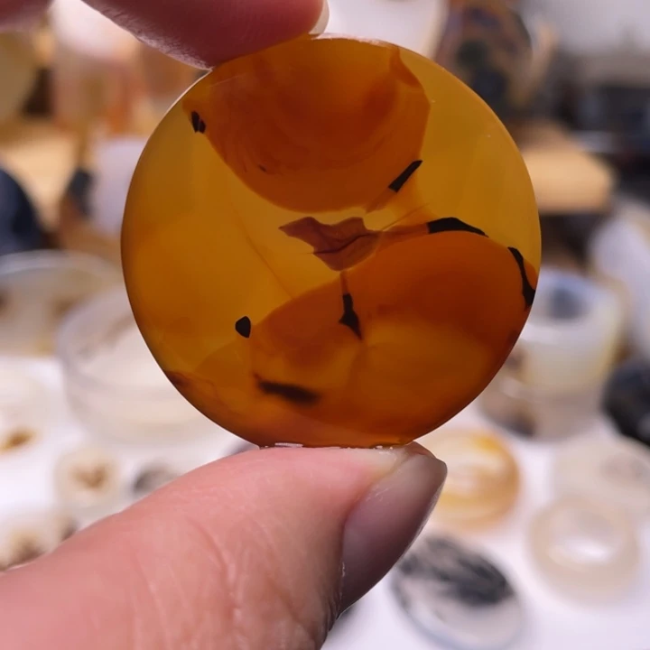 玛瑙/玉髓未镶嵌吊坠(不含链)