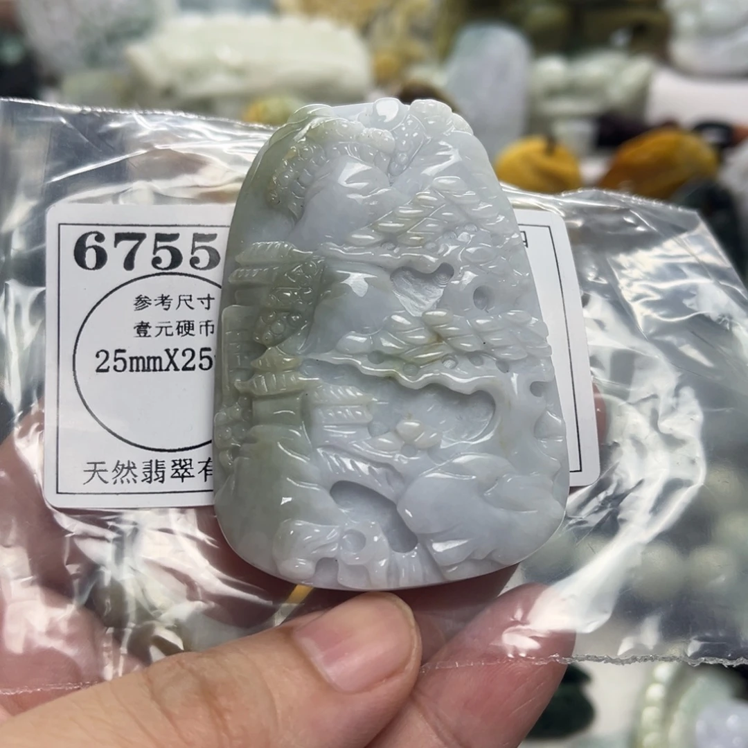 颈饰未镶嵌翡翠6755