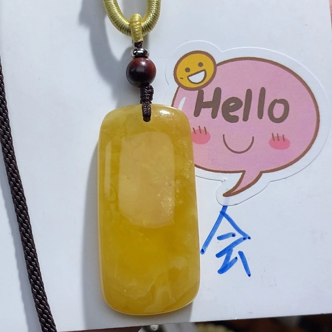 定制琥珀未镶嵌蜜蜡吊坠