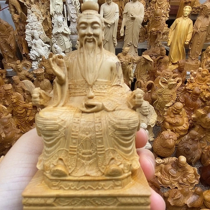 蹲***，柏木（崖柏）太上老君