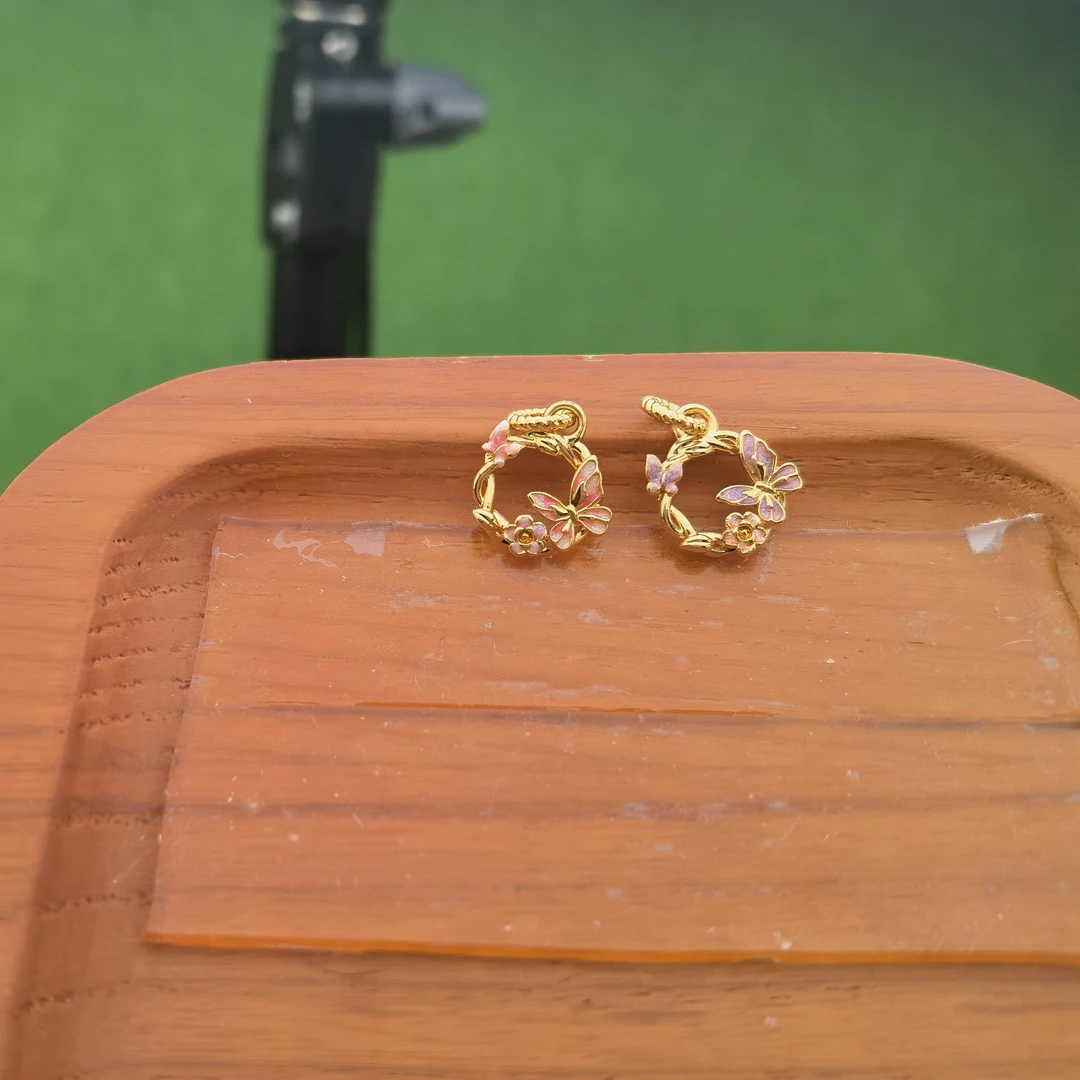 足金999 花碟精品配件