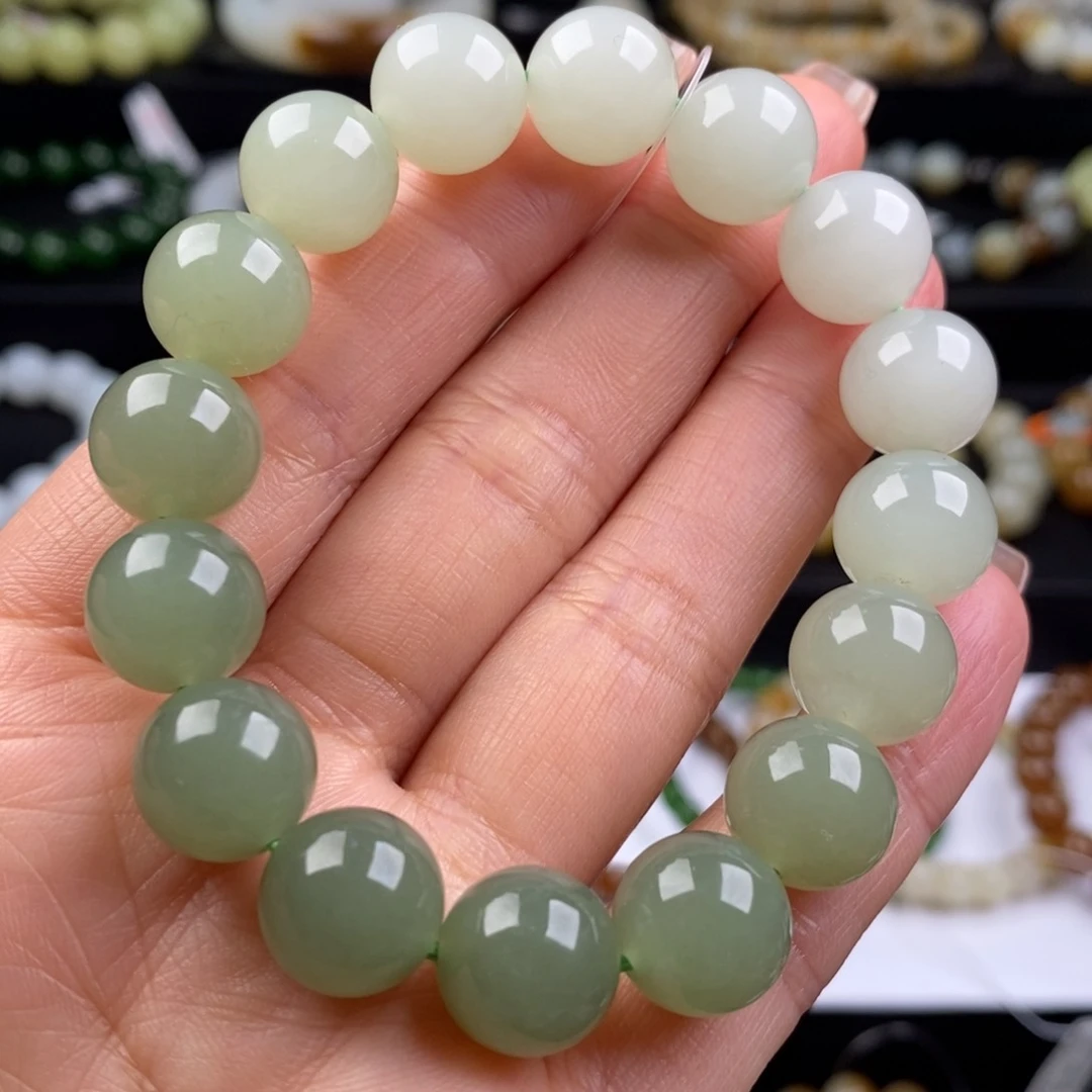 和田玉手串未镶嵌