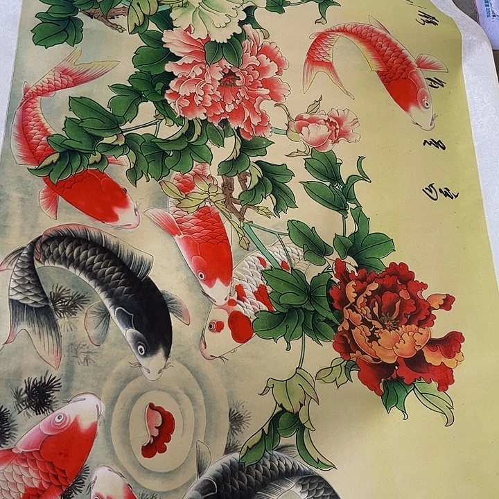 摆件，轴坏，破损，水渍都是正常的印刷