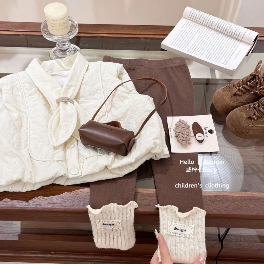 秋冬2025新款童装女童棉服保暖马甲韩版儿童洋气背心坎肩外套