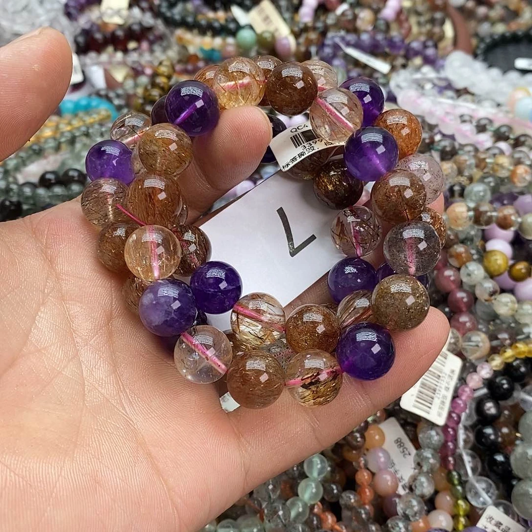 水晶手链未镶嵌手链多样性发其一