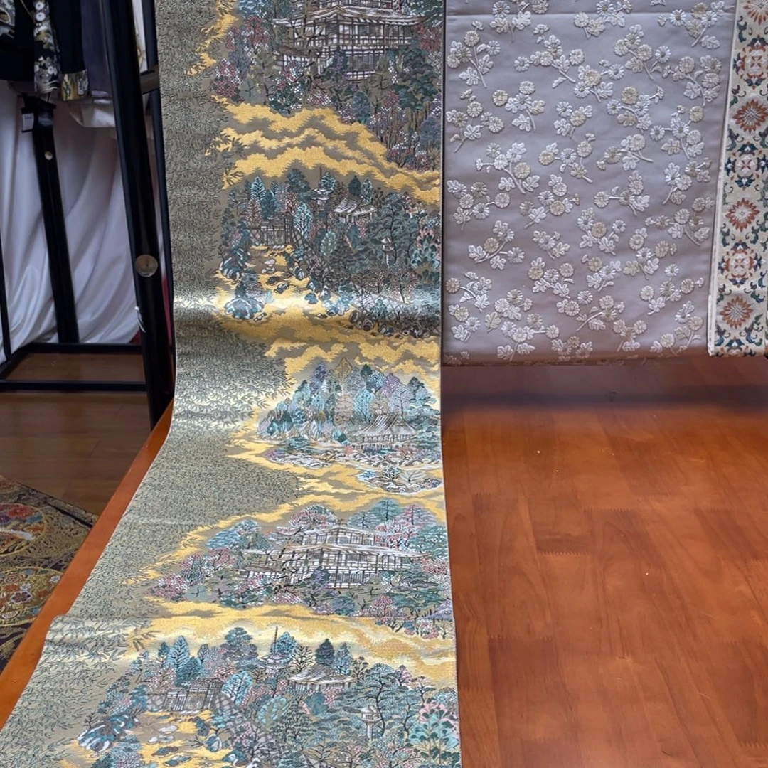 织绣织金风景金阁寺