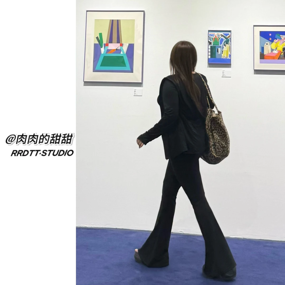 夏凉款【瑜伽大喇叭】冰感瑜伽裤显瘦防晒女高腰弹力健身裤大喇叭款