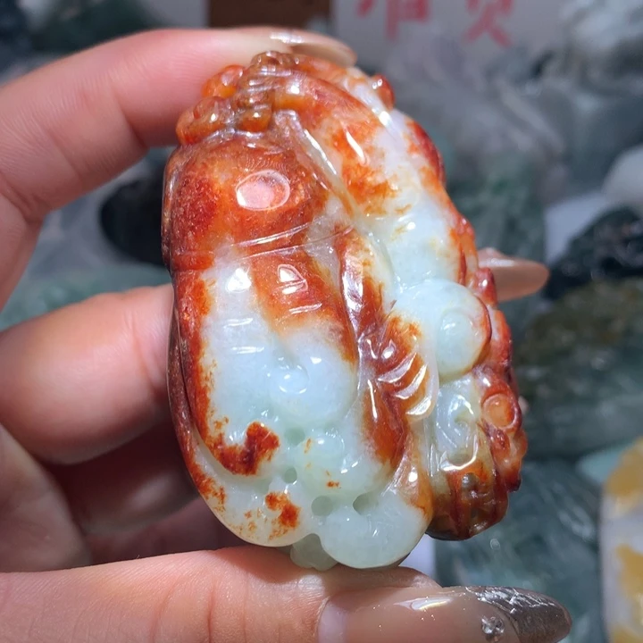 翡翠未镶嵌颈饰保真天然A货翡翠