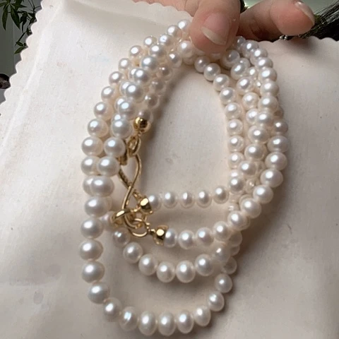 淡水珍珠未镶嵌颈饰