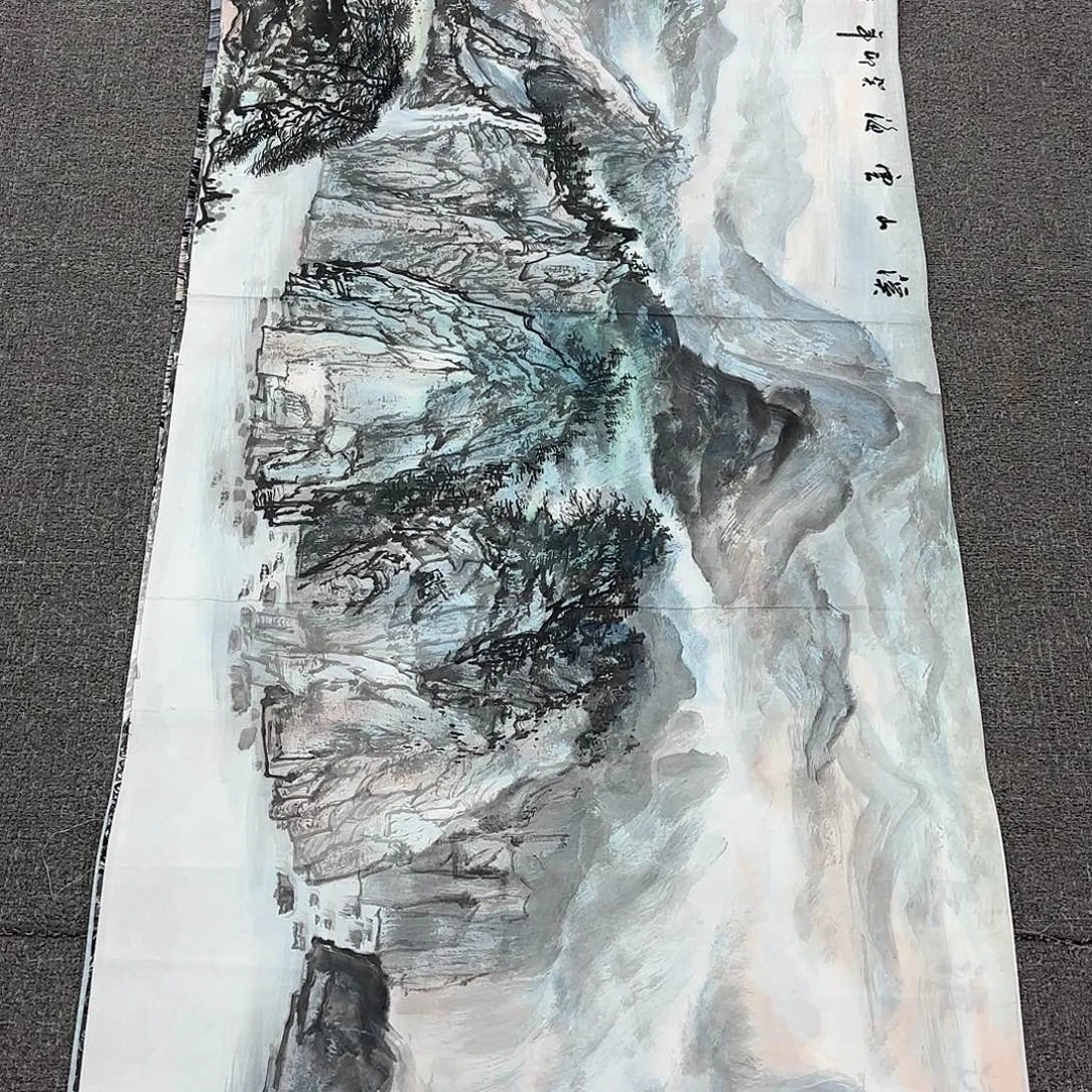 国画国画作品多次入选国内外