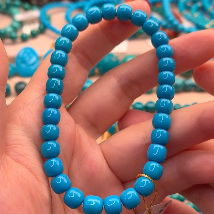 绿松石未镶嵌配饰6.5