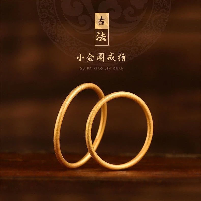 足银戒指 古法传承戒指时尚经典百搭气质轻奢古典设计礼物