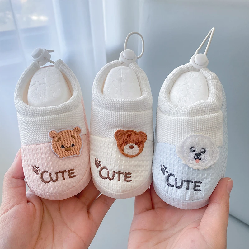 春秋季婴幼儿布底鞋防滑6到12个月婴儿学步前鞋软底1岁宝宝不掉8